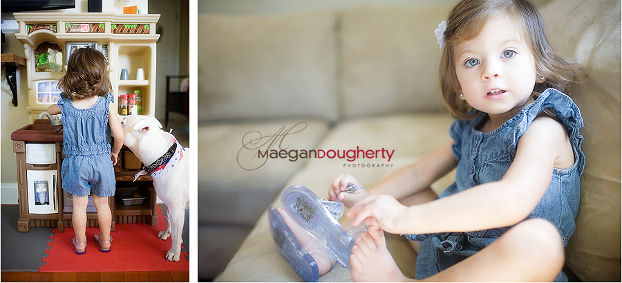 Little Girl in Little Kitchen
