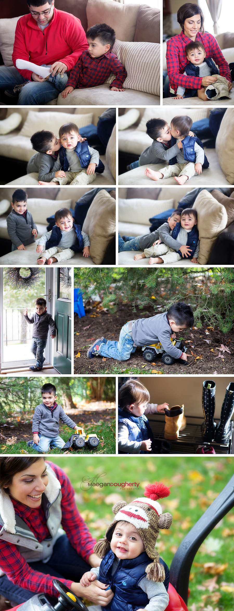 Maegan Dougherty photographs families in their homes in Bergen County, NJ