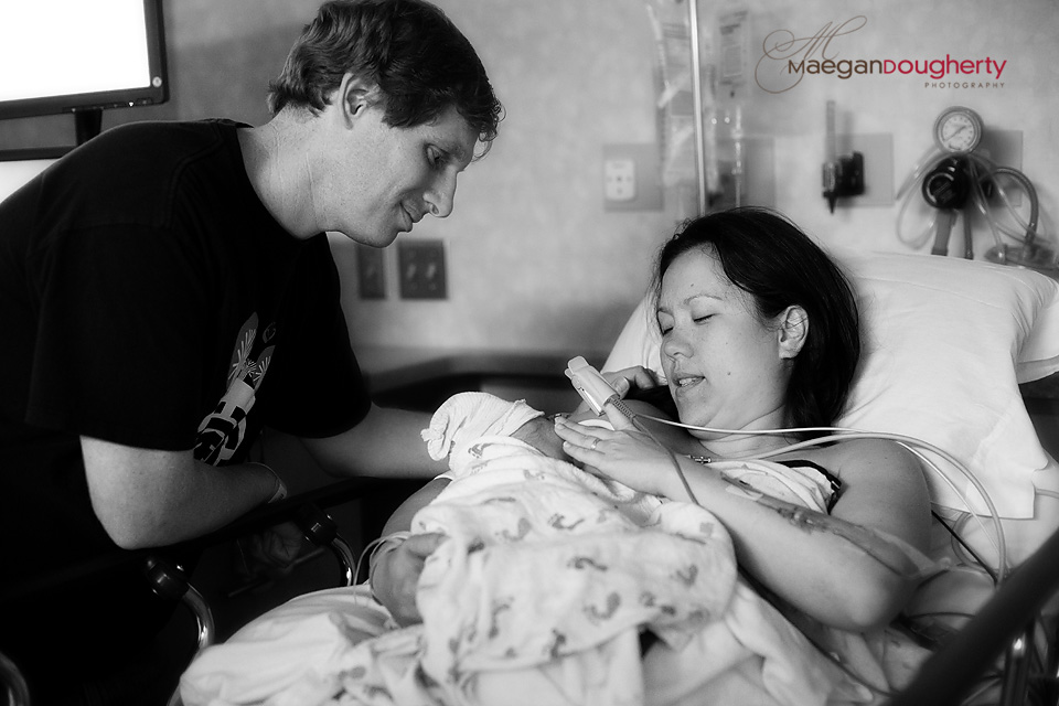 Morristown Cesarean Birth NJ Birth Photographer Maegan Dougherty